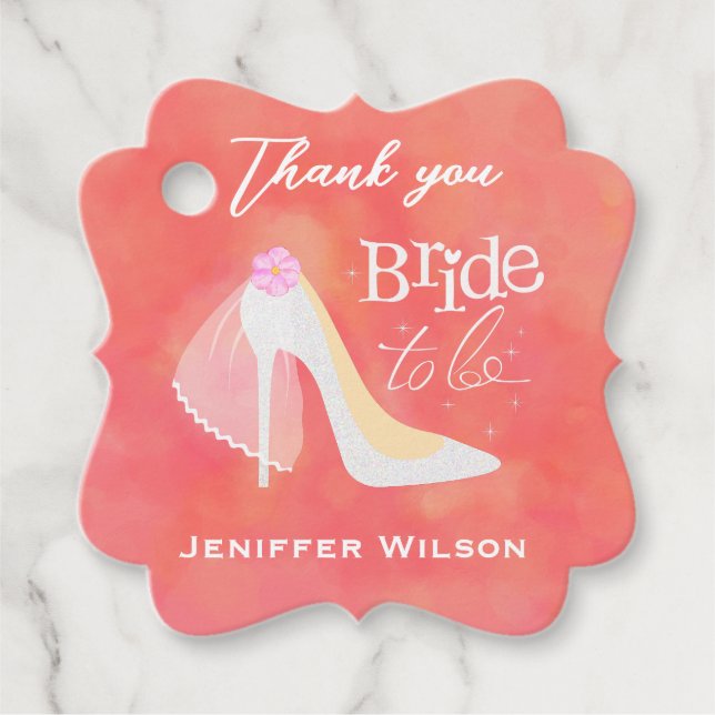 Öka den  Rosan för Elegant av Möhippa Gåvor Etiketter (Framsida)