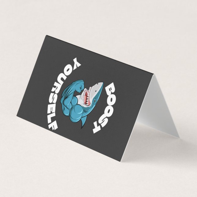 Öka designen för alla gym älskare visitkort (Framsida)