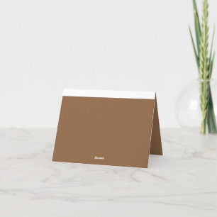 Öka din design med en brun bakgrund tack kort