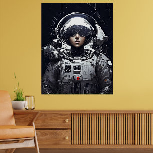 Öka din fantasi: Strängare flickastronaut Poster