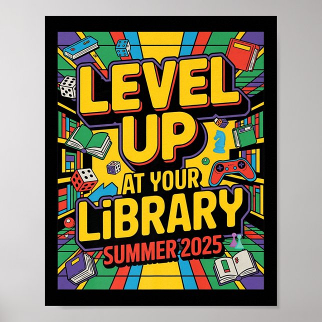 Öka din kompetens vid Bibliotek Sommaren 2025 Read Poster (Framsidan)