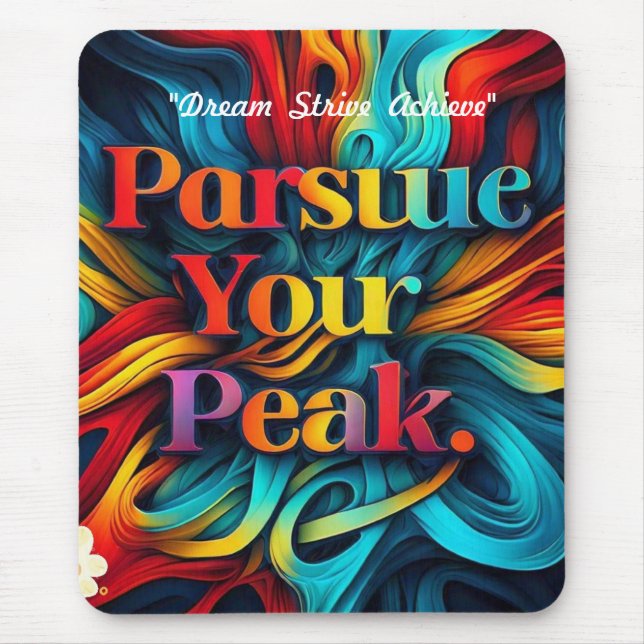 "Öka dina mål" Musmatta (Framsidan)