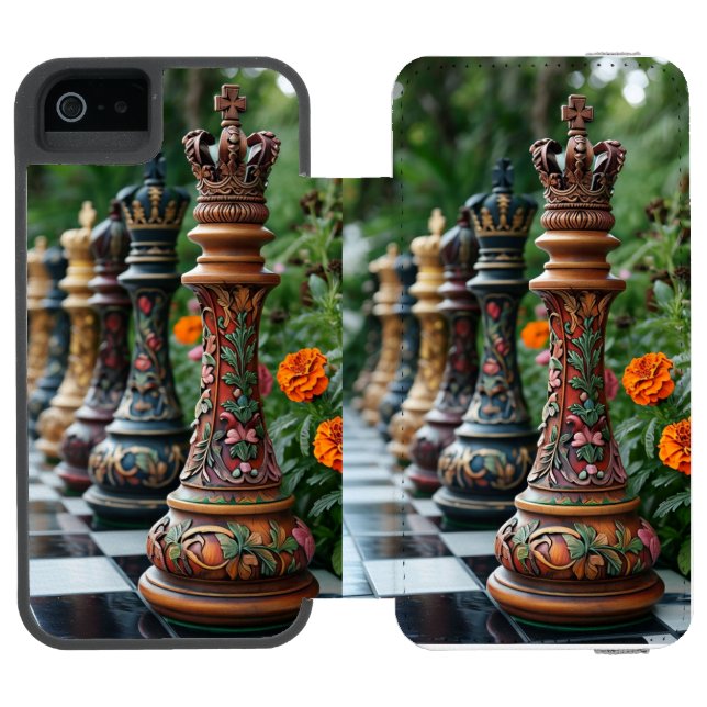 Öka ditt iPhone-spel med en Chess-Inspire Fodral Incipio iPhone Wallet Skal (Folio Öppen)