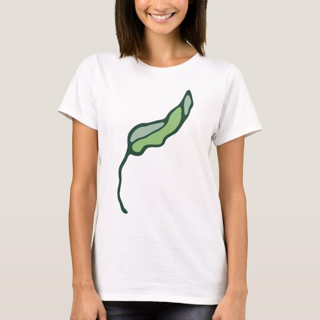 Öka ditt utseende med vår grundläggande kvinnans b t shirt (Framsida)