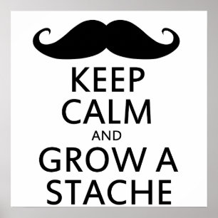 Öka en Stache Poster