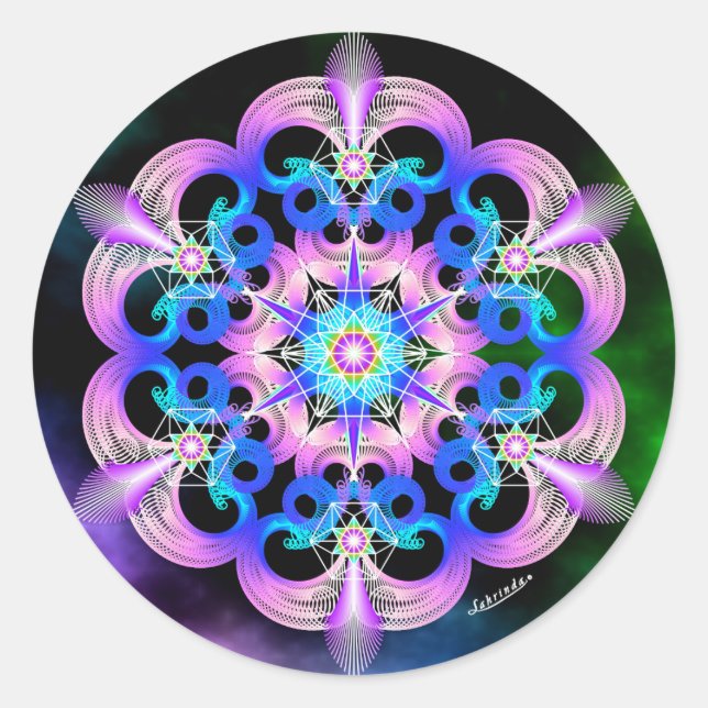 Öka frekvenserna runt klistermärke (Framsida)