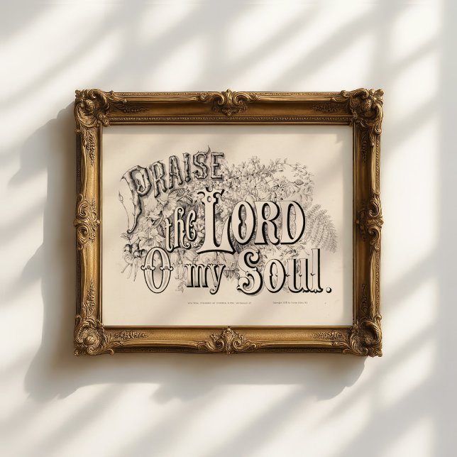 Öka Herren O My Soul | Currier & Ives Poster (Skapare uppladdad)