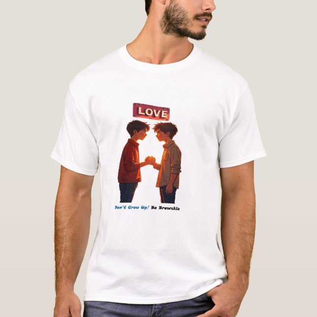 Öka inte Nostalgia Kärlek T Shirt (Framsida)
