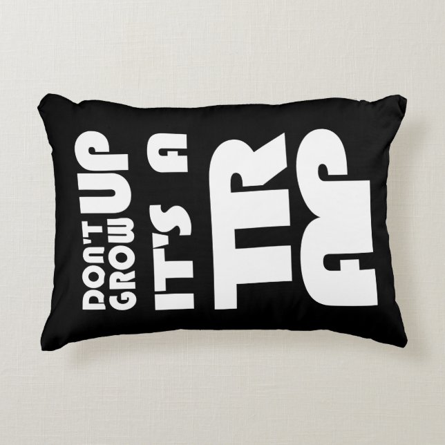 Öka inte svällningen prydnadskudde (Framsidan)