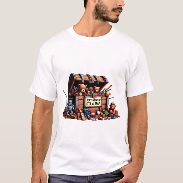"Öka inte upp: Det är en fälla" T Shirt (Framsida)