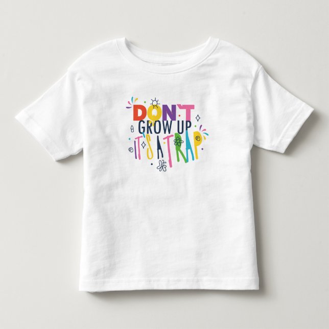Öka inte upp det är en fälla t shirt (Framsida)
