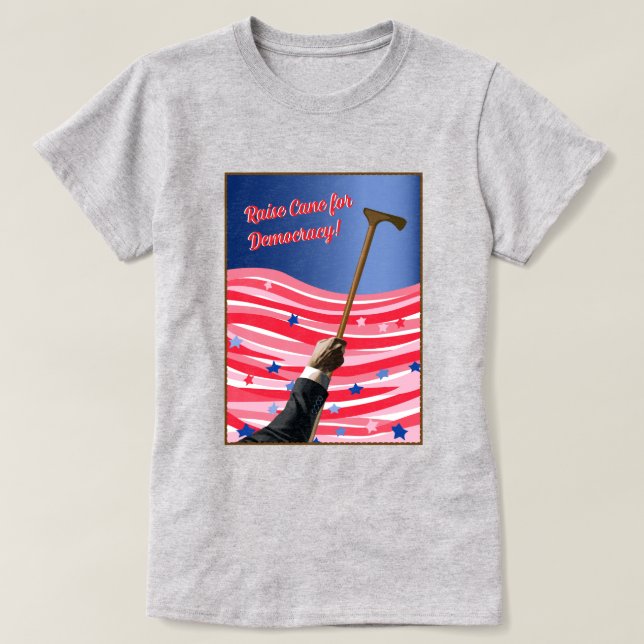 Öka Käpp Demokratis t-shirt (Design framsida)