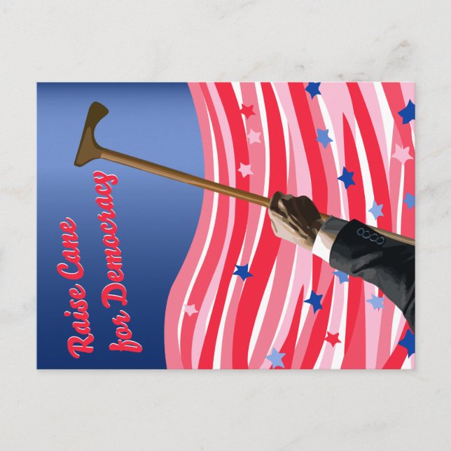 Öka Käppens demokratiska vykort (Framsida)