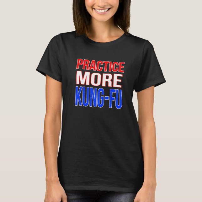 Öka Kung fu premie T Shirt (Framsida)