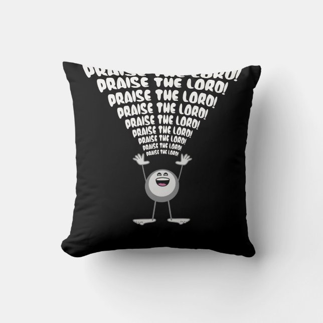Öka Lord Emoji Kudde (Framsida)