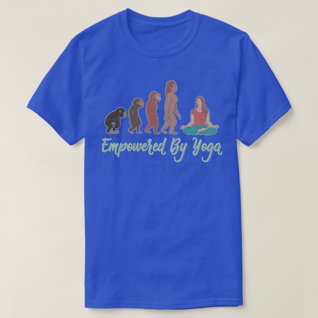 Öka makten hos Yoga Evolution T Shirt (Design framsida)