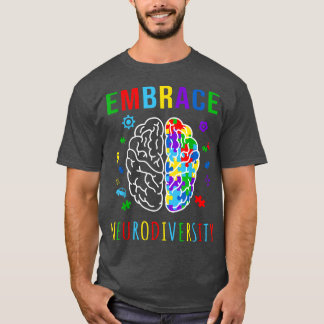 Öka medvetenheten om Neurodiversity ADHD Austism A T Shirt