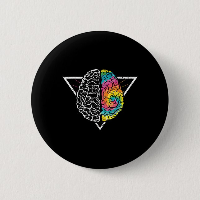 Öka medvetenheten om Neurodiversity ADHD LD Autism Knapp (Framsida)