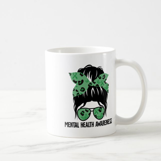Öka medvetenheten om psykisk hälsa hos människor o kaffemugg (Höger)
