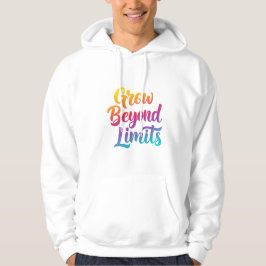 Öka mer än vad som krävs för att motivera citatet  hoodie
