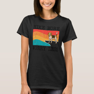 Öka mer oro mindre beagle-grafik t shirt