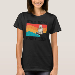 Öka mer oro mindre gammalt engelskt Sheepdog-grafi T Shirt