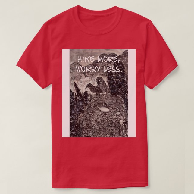 Öka mer oro mindre t shirt (Design framsida)