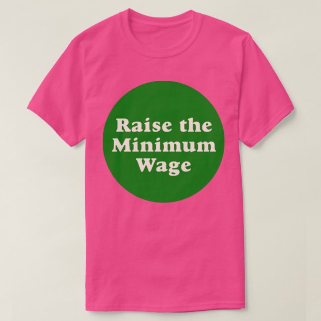 Öka minimilönen3 t shirt (Design framsida)