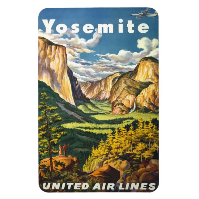 Öka över Sierran Nevada Magnet (Vertikal)