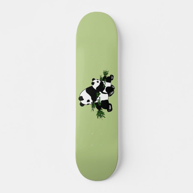 Öka panda mini skateboard bräda 18,5 cm (Framsida)