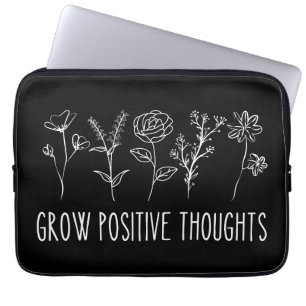 Öka positiva tankar estetiskt laptop fodral