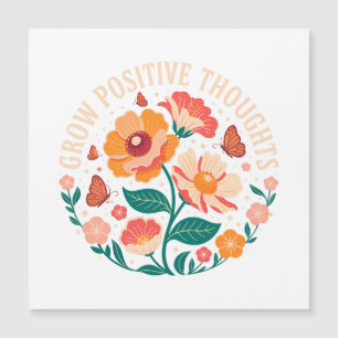Öka positiva tankar - inspirationell Blommigt (5)