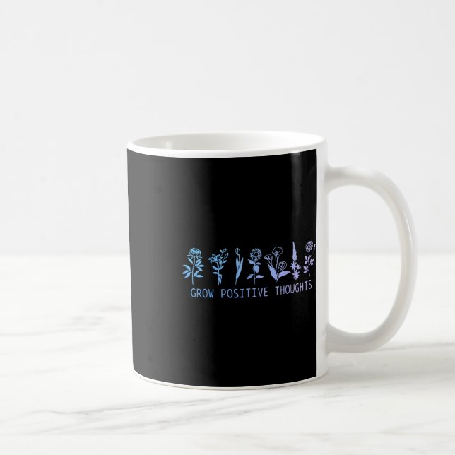 Öka positiva tankar om psykisk hälsa Medveten Kaffemugg (Höger)