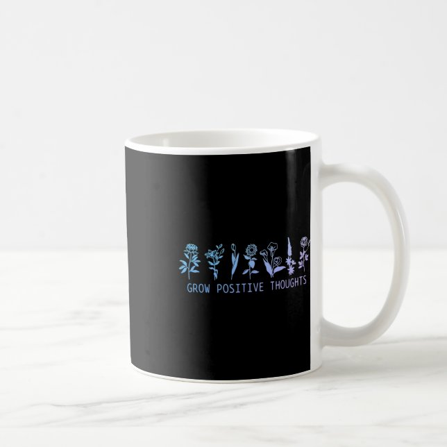 Öka positiva tankar om psykisk hälsa Medveten Kaffemugg (Höger)