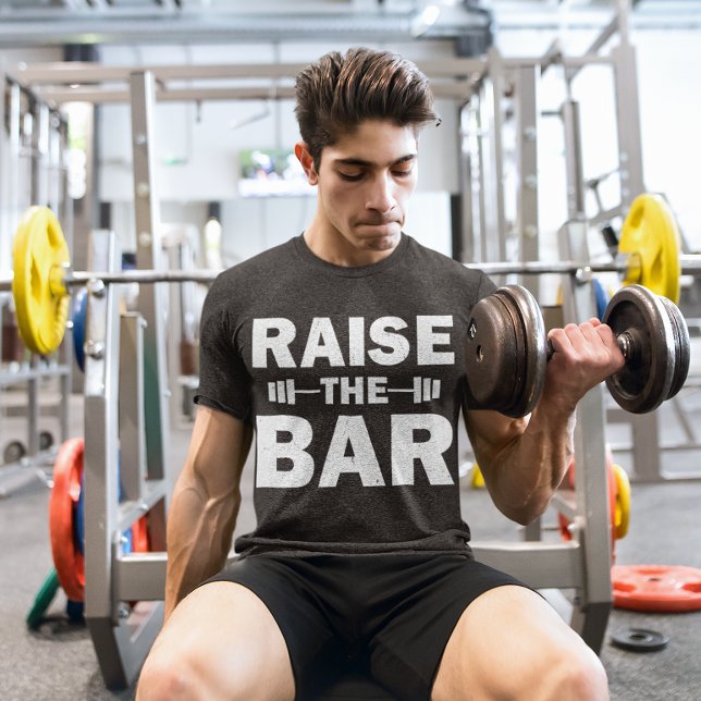 Öka Pub T Shirt (Fitness freak working hard at gym.)