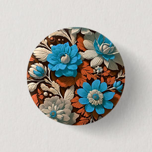 Öka Stil med Boho Blommigt Elegance Knapp