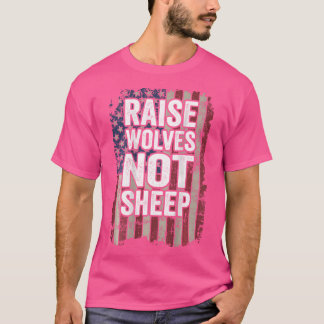 Öka Vargerna, inte får patriotisk förälder i USA p T Shirt