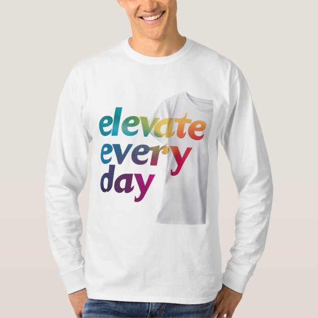 Öka varje dag t shirt (Framsida)