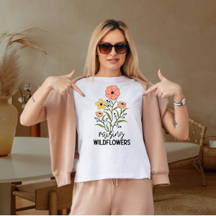 Öka vilden blommor t shirt
