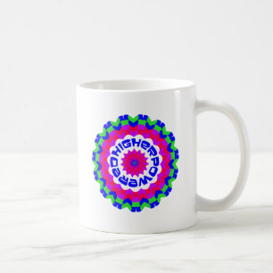 Ökad Andlig-offerten Kaleidoscope-design Kaffemugg