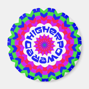 Ökad Andlig-offerten Kaleidoscope-design Magnet