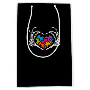 Ökad känslighet är Skeleton Hand Heart Puzzle Pi.