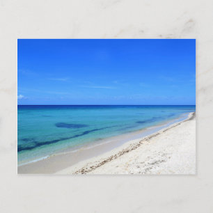 Ökad Lugn av Cosumel Beach Teal Vatten White Sand Vykort