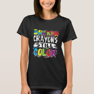 Ökad medvetenhet hos kvinnor Brken Kritor ännu Fär T Shirt