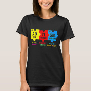 Ökad medvetenhet hos kvinnor om autism i Inslag Pe T Shirt