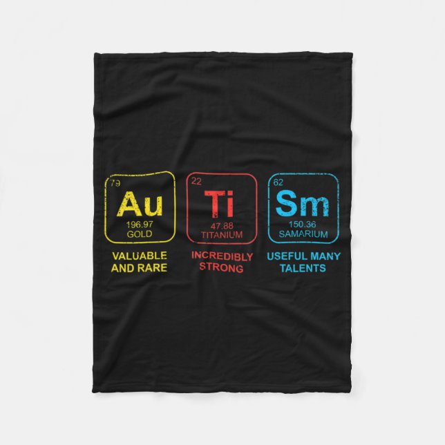 Ökad medvetenhet Kvinnor Manar Kids Inslag Periodi Fleecefilt (Framsidan)