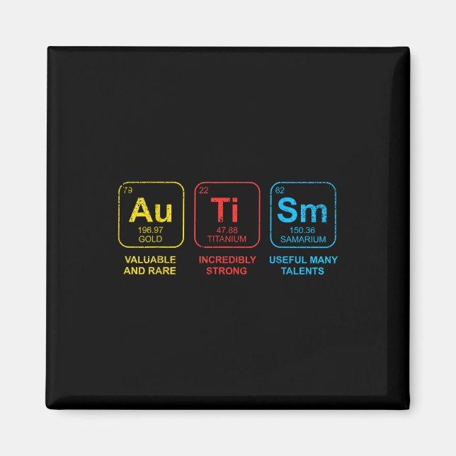 Ökad medvetenhet Kvinnor Manar Kids Inslag Periodi Magnet (Framsidan)