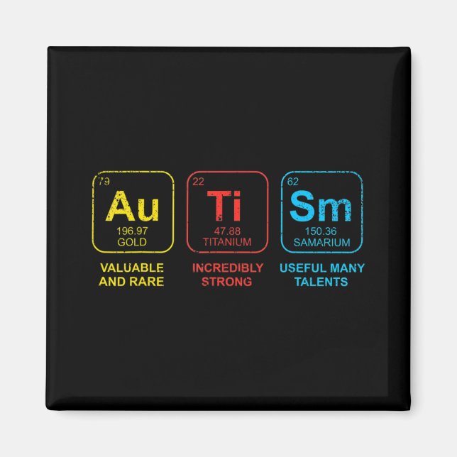 Ökad medvetenhet Kvinnor Manar Kids Inslag Periodi Magnet (Framsidan)