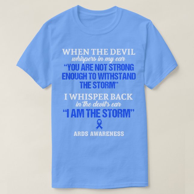 Ökad medvetenhet om att jag är stormen i den här f t shirt (Design framsida)