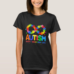 Ökad medvetenhet om autism accepterade att förstå t shirt